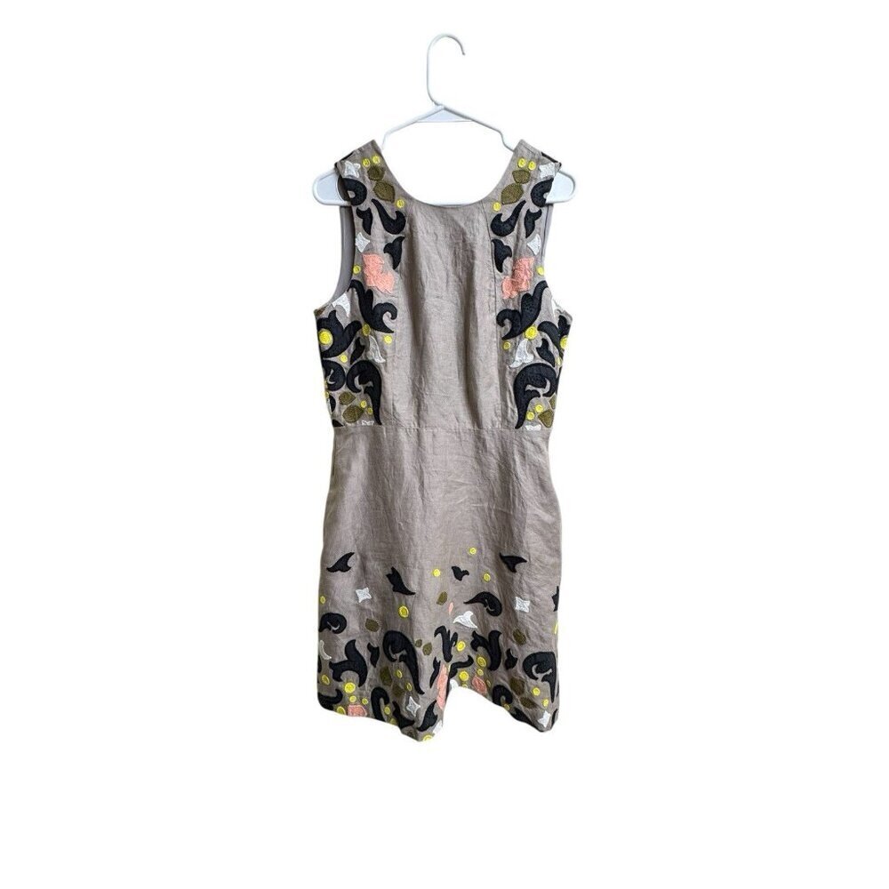 Banana Republic Heritage Collection 100% Linen Embroidered Dress, Size 8 NWT